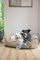 PALOPA Legowisko dla psa bawełniane Fred humus S