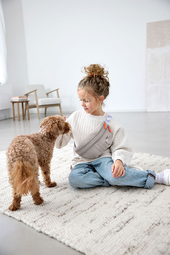 PALOPA Torebka nerka na smakołyki dla psa mini Enja taupe