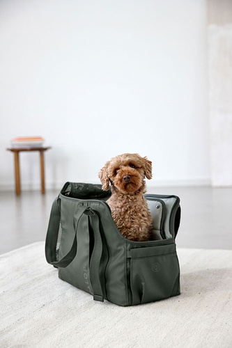 PALOPA Torba transportowa dla psa do 10kg Weda dark olive
