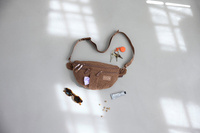 PALOPA Torebka nerka na smakołyki dla psa Emma teddy-fleece brown Edycja limitowana