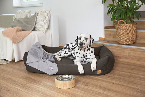 PALOPA Legowisko dla psa bawełniane Fred anthracite S