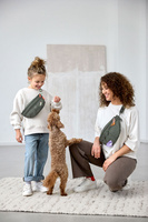 PALOPA Torebka nerka na smakołyki dla psa Emma dark olive