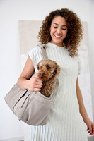 PALOPA Torba transportowa dla psa do 10kg Weda taupe