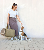 PALOPA Torba i mata dla psa 2w1 Nobo sage