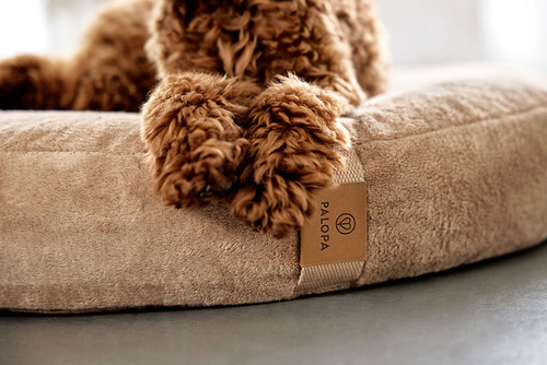 PALOPA Okrągłe legowisko donut dla psa Fippa humus M-L