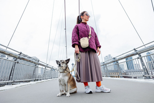 PALOPA Torebka saszetka na smakołyki dla psa Greta creme L