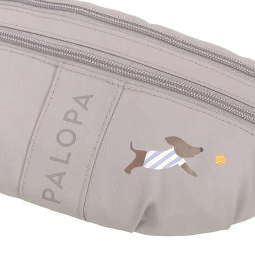 PALOPA Torebka nerka na smakołyki dla psa mini Enja taupe