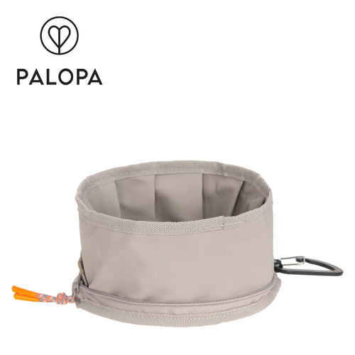 PALOPA Miska turystyczna dla psa składana Tura taupe