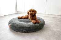 PALOPA Okrągłe legowisko donut dla psa Fippa anthracite S