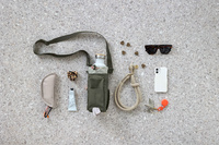 PALOPA Torebka saszetka na butelkę i smakołyki 2w1 Boudi dark olive