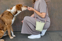 PALOPA Torebka saszetka na smakołyki dla psa Karl pale khaki M