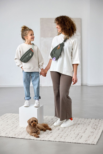 PALOPA Torebka nerka na smakołyki dla psa mini Enja dark olive