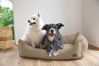 PALOPA Legowisko dla psa bawełniane Fred humus S