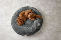 PALOPA Okrągłe legowisko donut dla psa Fippa anthracite S