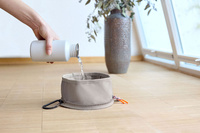 PALOPA Miska turystyczna dla psa składana Tura taupe