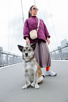 PALOPA Torebka saszetka na smakołyki dla psa Greta creme L