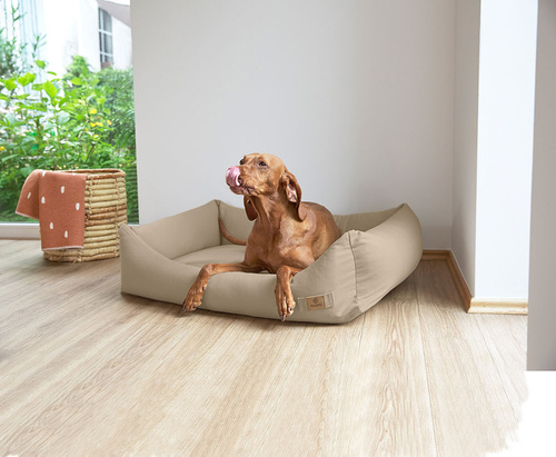 PALOPA Legowisko dla psa bawełniane Fred humus S