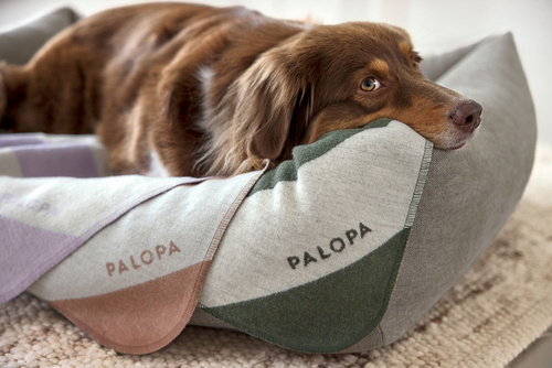 PALOPA Kocyk dla psa Ida M paski dark green