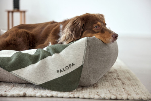 PALOPA Kocyk dla psa Ida M paski dark green