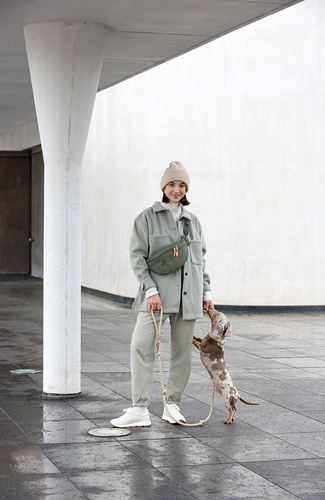 PALOPA Torebka nerka na smakołyki dla psa Emma dark olive