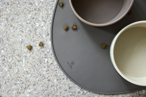 PALOPA Miska dla psa porcelanowa Cali taupe