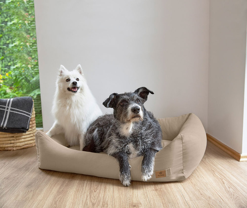 PALOPA Legowisko dla psa bawełniane Fred humus XS