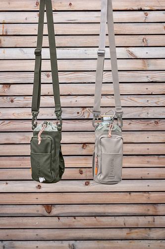 PALOPA Torebka saszetka na butelkę i smakołyki 2w1 Boudi dark olive