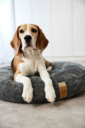 PALOPA Okrągłe legowisko donut dla psa Fippa anthracite S