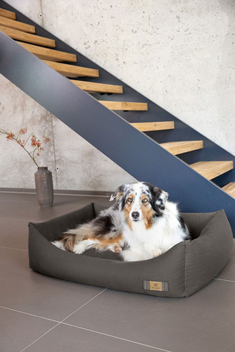 PALOPA Legowisko dla psa bawełniane Fred anthracite S