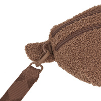 PALOPA Torebka nerka na smakołyki dla psa Emma teddy-fleece brown Edycja limitowana