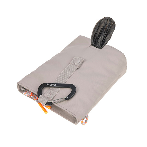 PALOPA Torebka saszetka na smakołyki dla psa Karl taupe M