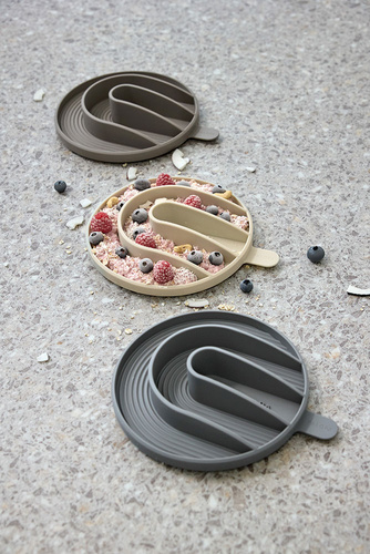 PALOPA Wkład do miski dla psa spowalniający silikonowy Yumo anthracite