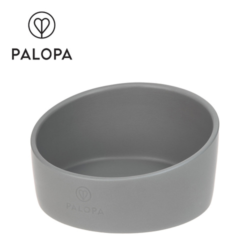 PALOPA Miska dla psa porcelanowa Cali grey