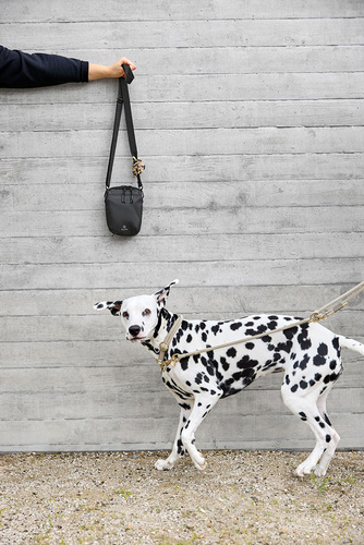 PALOPA Torebka saszetka na smakołyki dla psa Greta black L