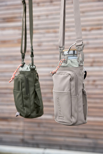 PALOPA Torebka saszetka na butelkę i smakołyki 2w1 Boudi taupe