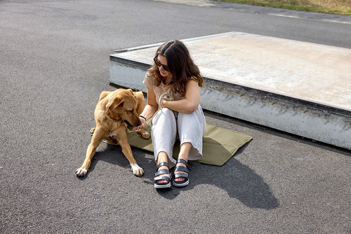 PALOPA Torba i mata dla psa 2w1 Nobo sage