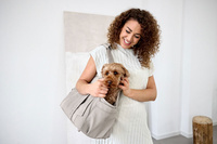 PALOPA Torba transportowa dla psa do 10kg Weda taupe