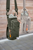 PALOPA Torebka saszetka na butelkę i smakołyki 2w1 Boudi dark olive