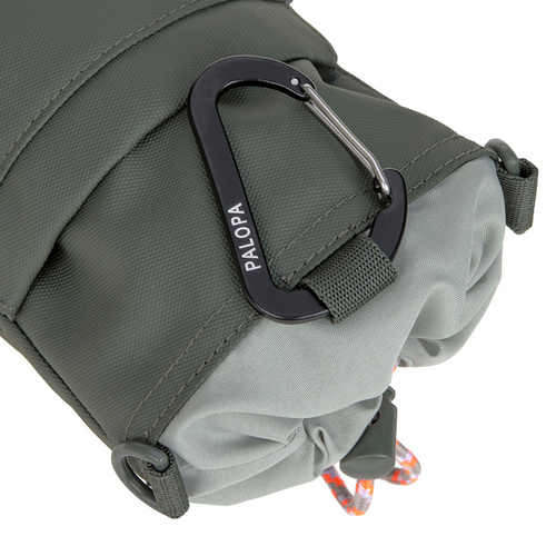 PALOPA Torebka saszetka na butelkę i smakołyki 2w1 Boudi dark olive