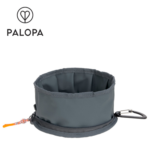 PALOPA Miska turystyczna dla psa składana Tura anthracite