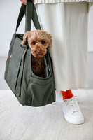 PALOPA Torba transportowa dla psa do 10kg Weda dark olive