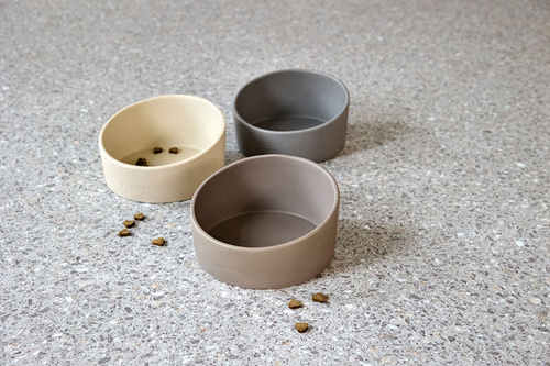 PALOPA Miska dla psa porcelanowa Cali grey