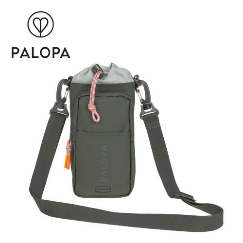 PALOPA Torebka saszetka na butelkę i smakołyki 2w1 Boudi dark olive