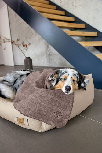 PALOPA Legowisko dla psa bawełniane Fred humus S