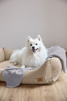 PALOPA Legowisko dla psa bawełniane Fred humus XS