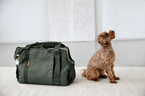 PALOPA Torba transportowa dla psa do 10kg Weda dark olive