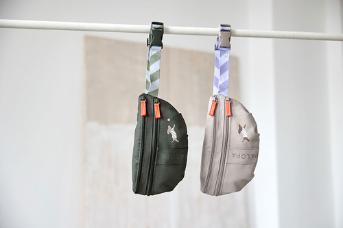 PALOPA Torebka nerka na smakołyki dla psa mini Enja taupe