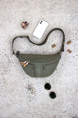 PALOPA Torebka nerka na smakołyki dla psa Emma dark olive