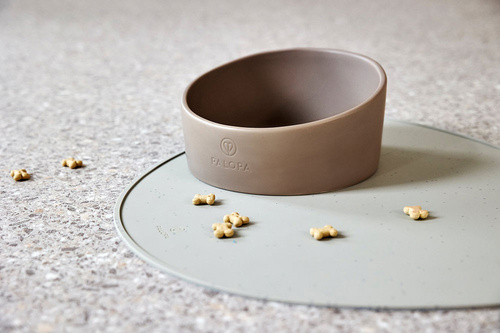 PALOPA Miska dla psa porcelanowa Cali taupe