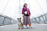 PALOPA Torebka saszetka na smakołyki dla psa Greta creme L